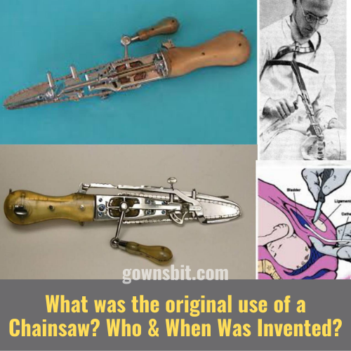 what was the original use of a chainsaw