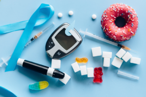 A high risk in developing type II diabetes, and developing cardiovascular disease