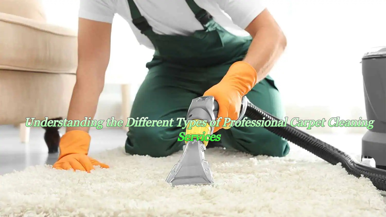 Understanding the Different Types of Professional Carpet Cleaning Services